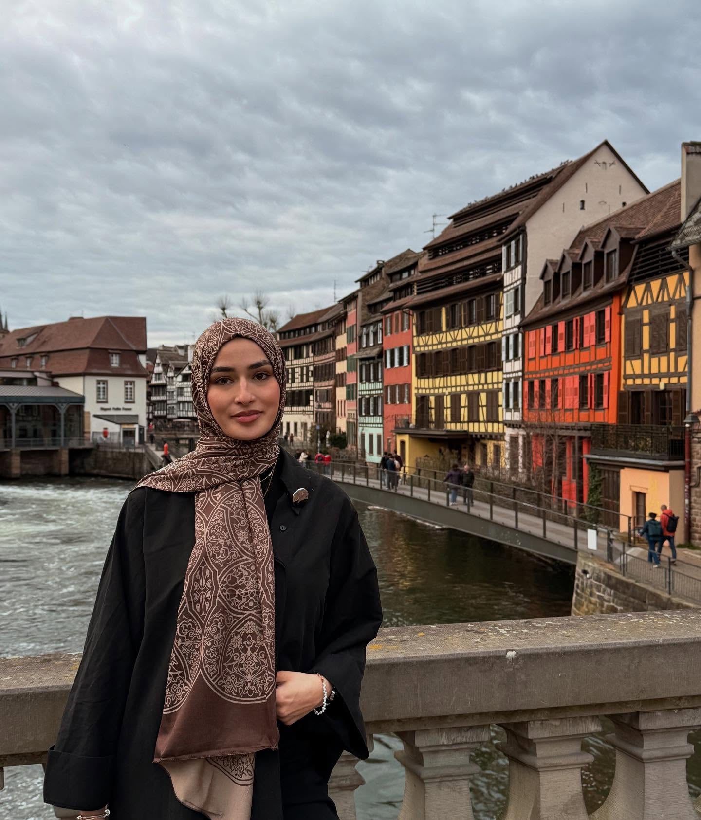 Morocco Desen Çift Taraflı Şal