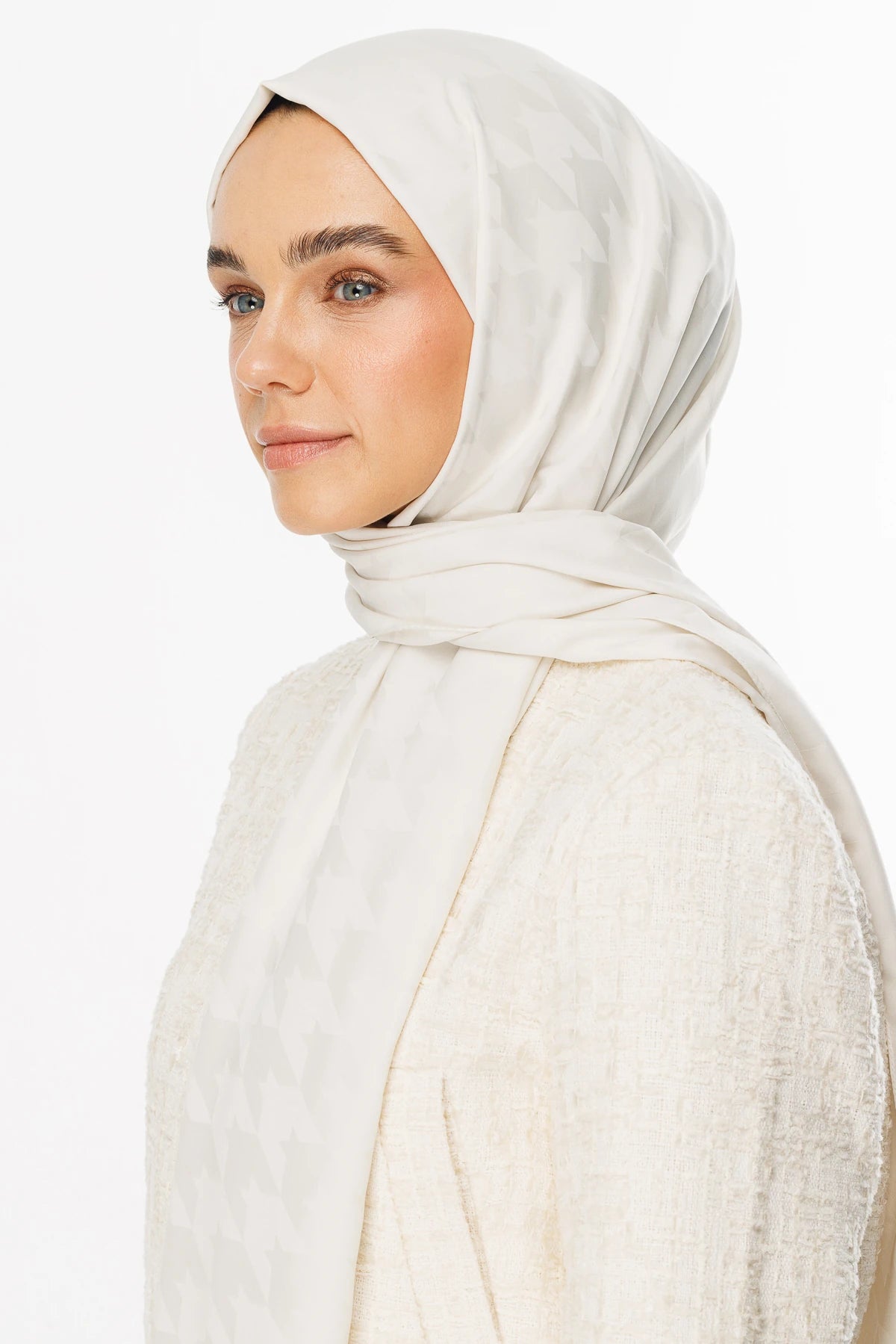 Kazayağı Desen İpeksi Jakar Şal