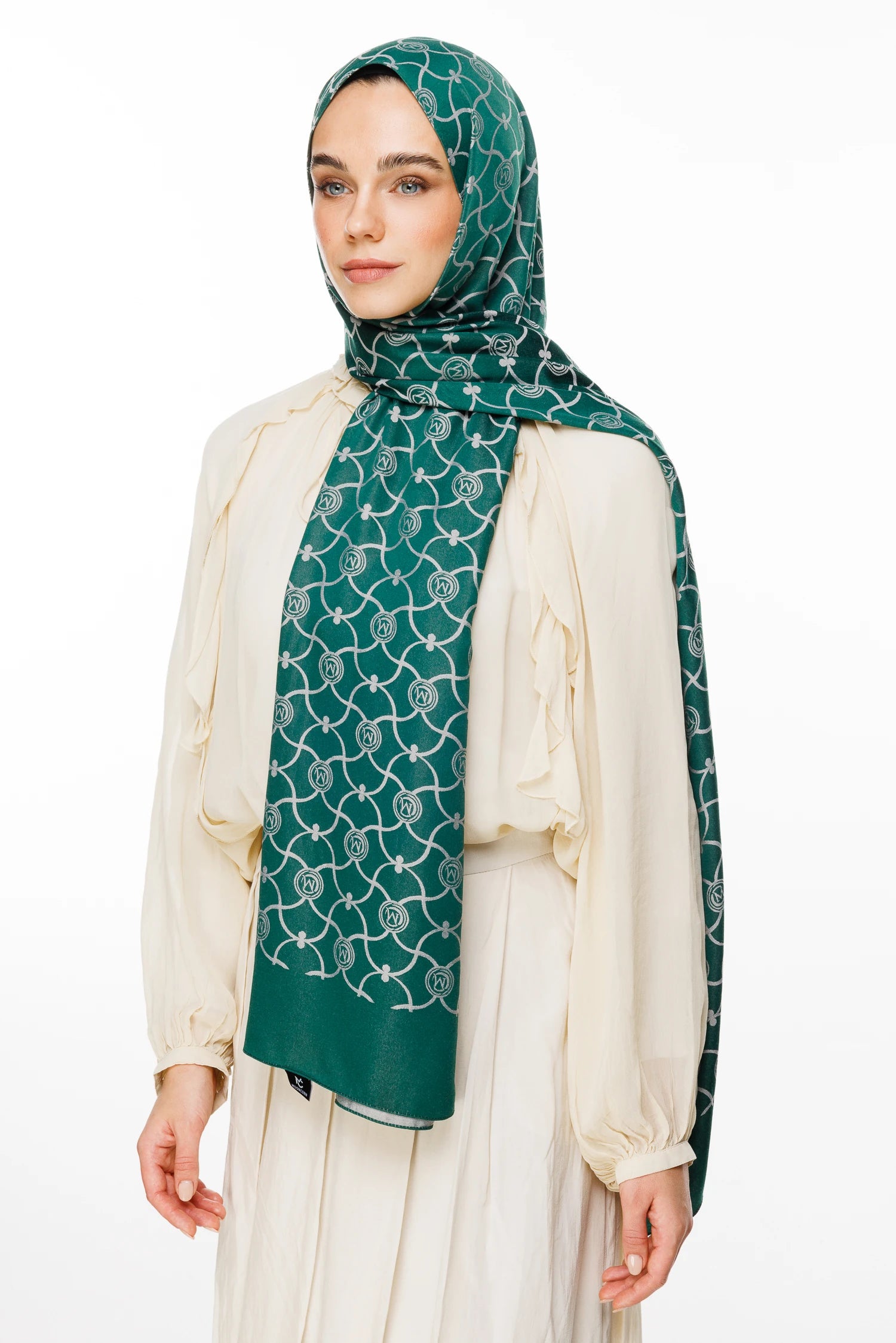 Marrakech Desen Çift Taraflı Şal