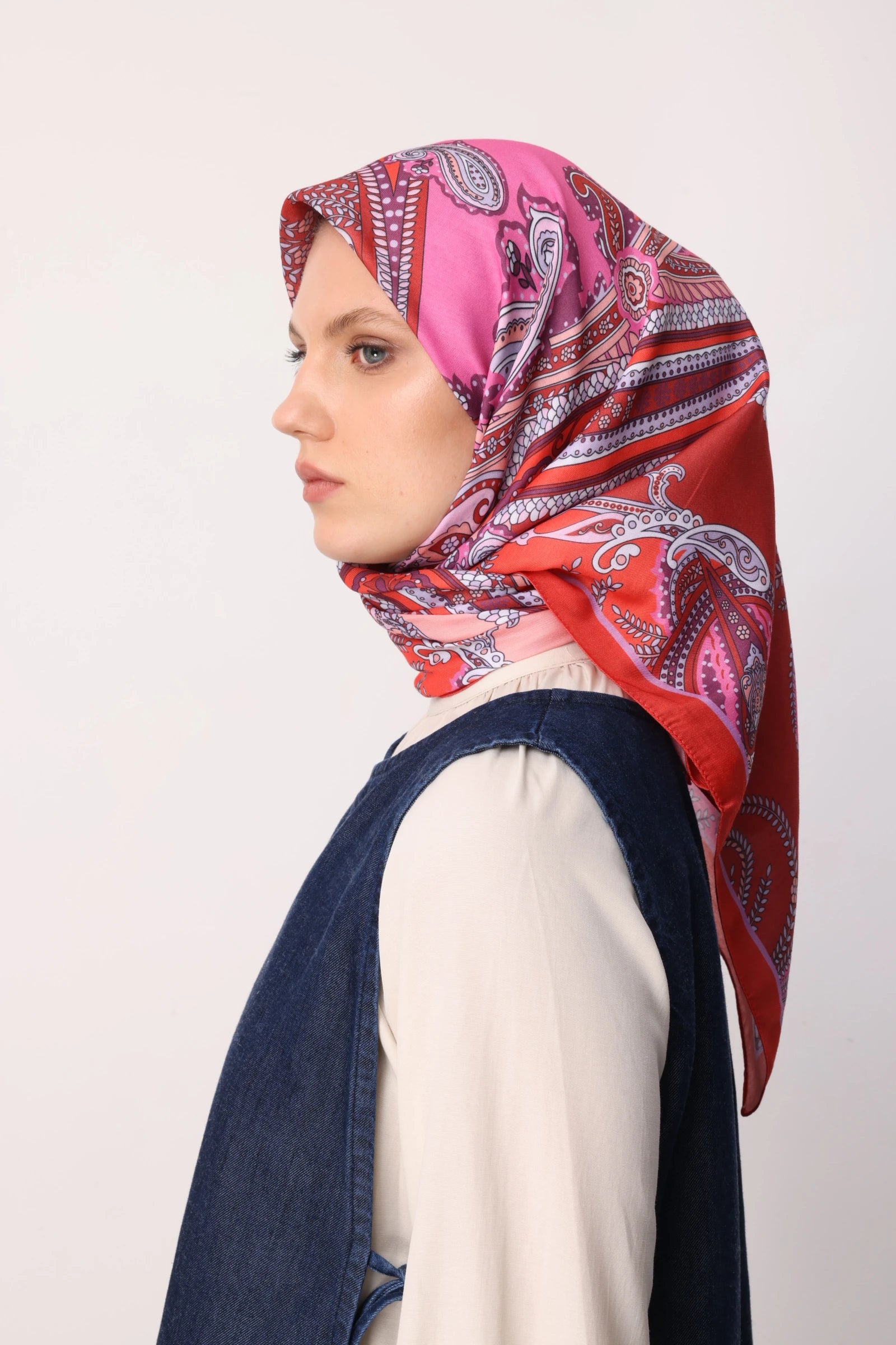 Virel Desen Pamuk Eşarp