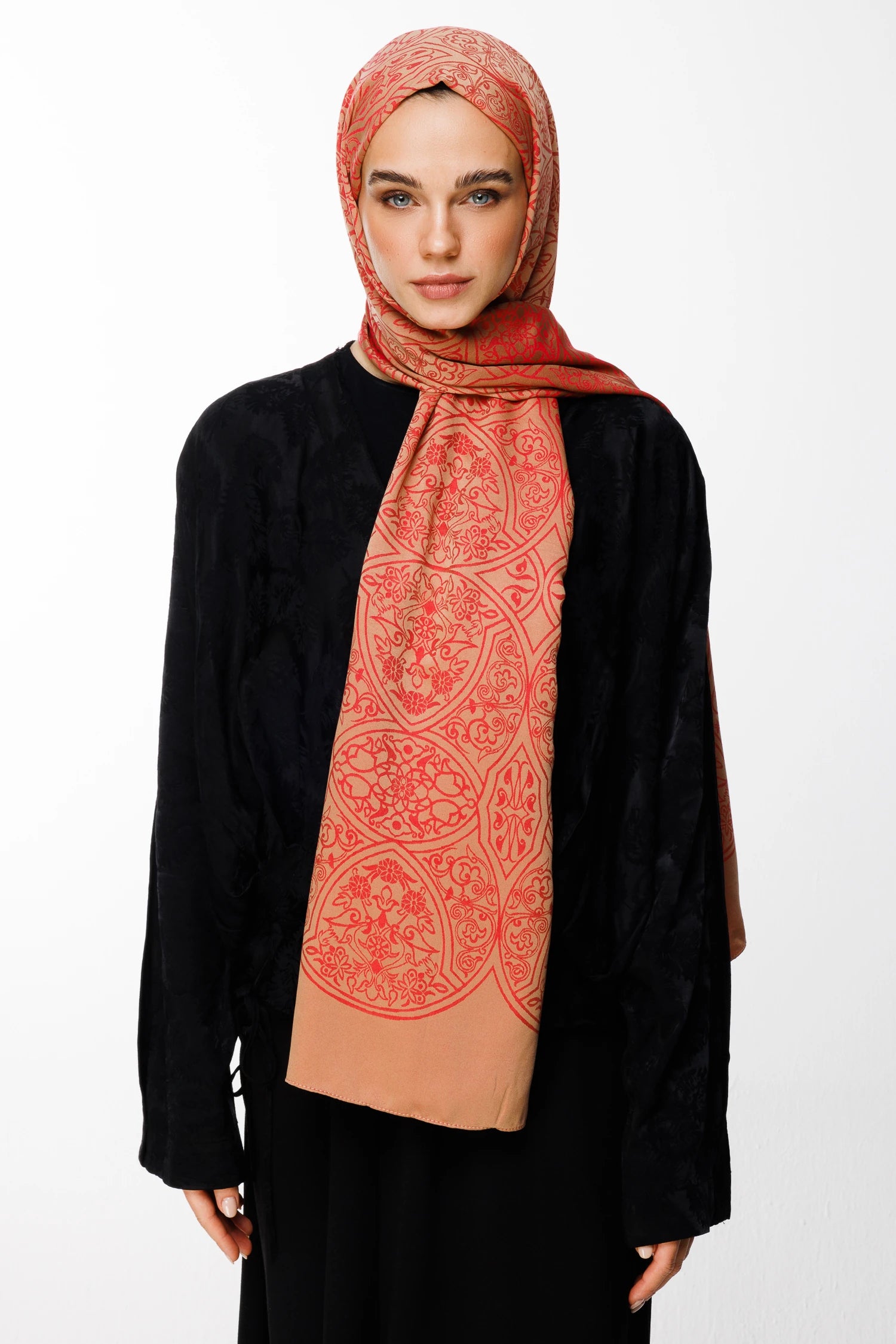 Morocco Desen Çift Taraflı Şal