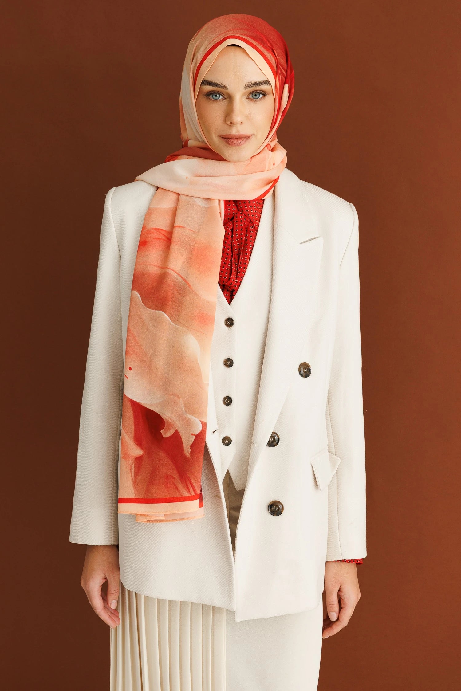 Pure Desen Hebei İpek Şal