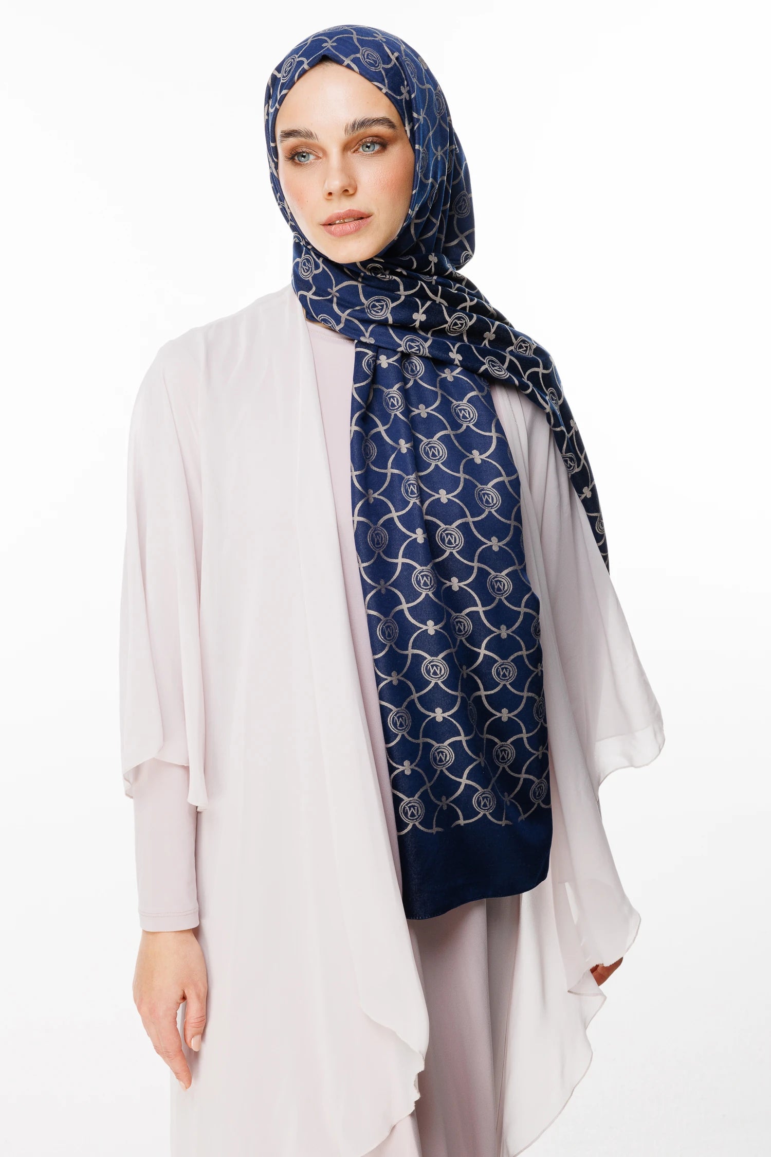 Marrakech Desen Çift Taraflı Şal