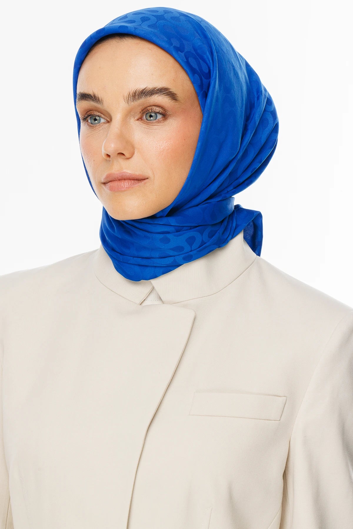 Moon Desen İpeksi Jakar Eşarp