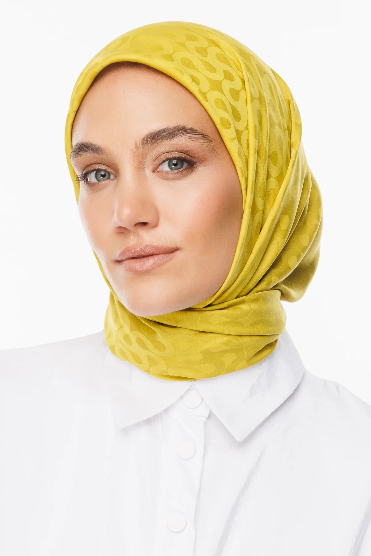 Moon Desen İpeksi Jakar Eşarp