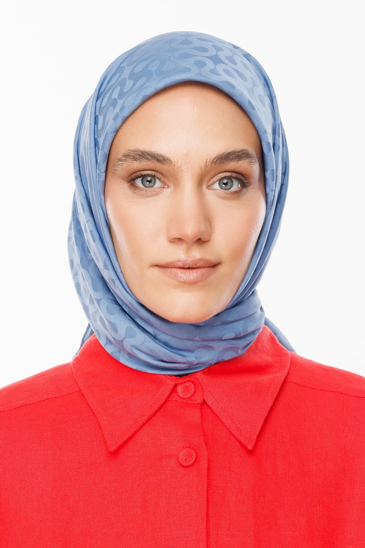 Moon Desen İpeksi Jakar Eşarp