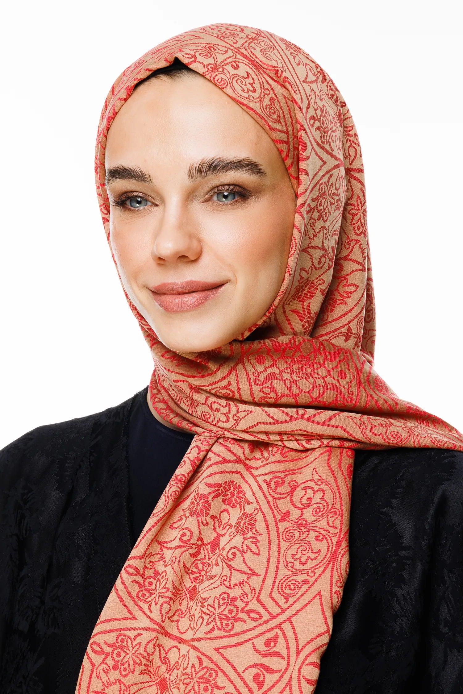 Morocco Desen Çift Taraflı Şal