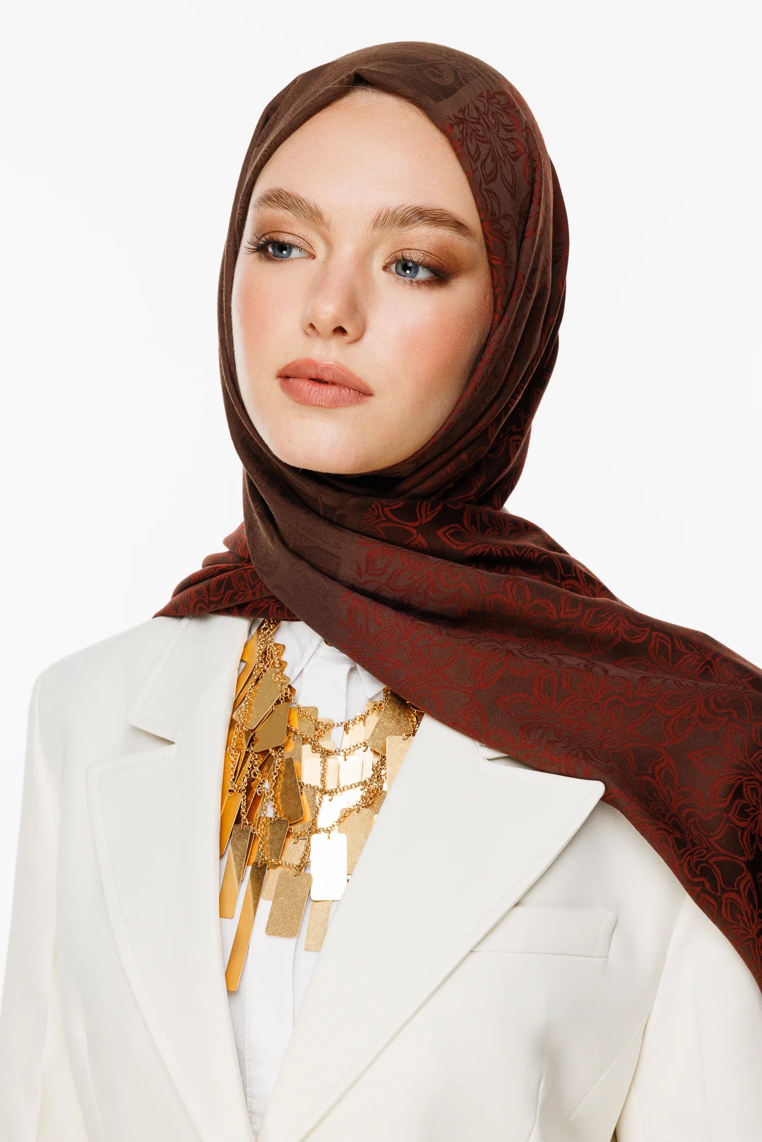 Nora Desen Çift Taraflı Şal