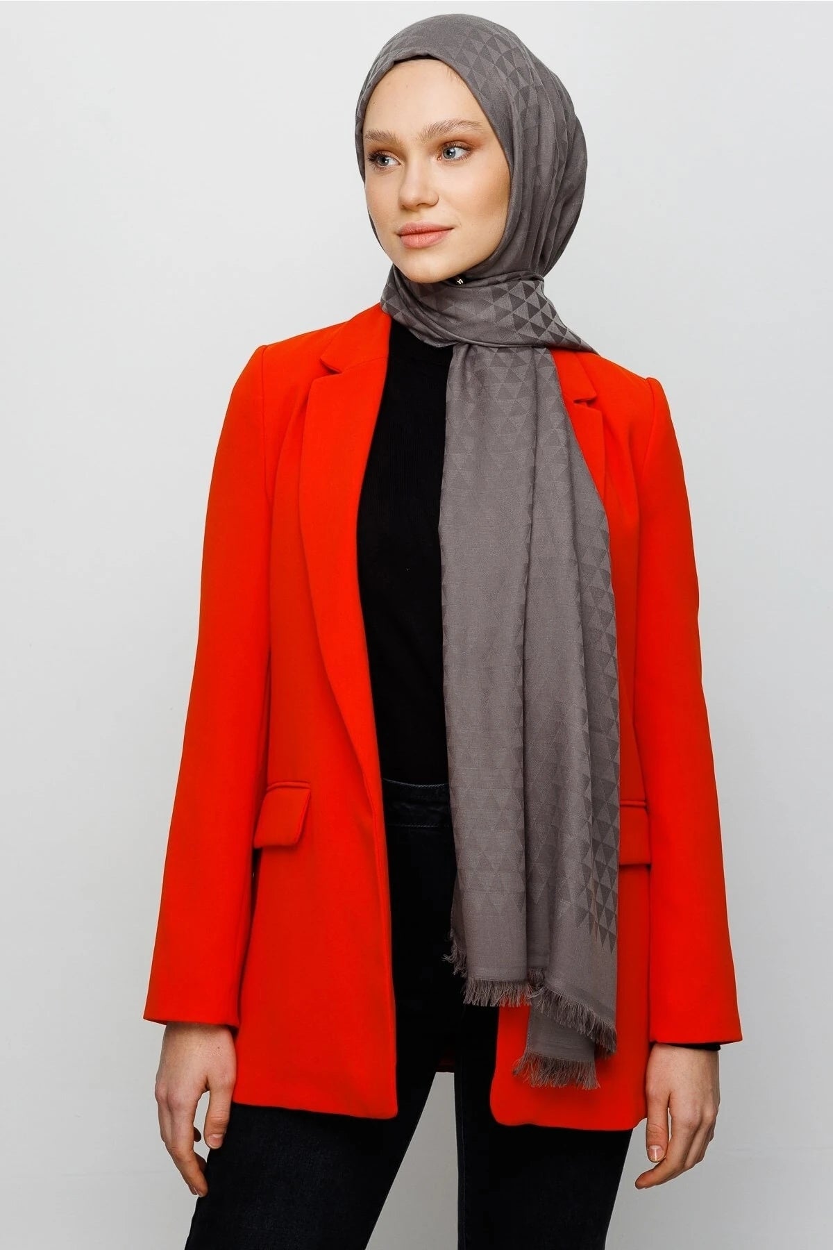 Prizma Desen Pamuk Jakar Şal