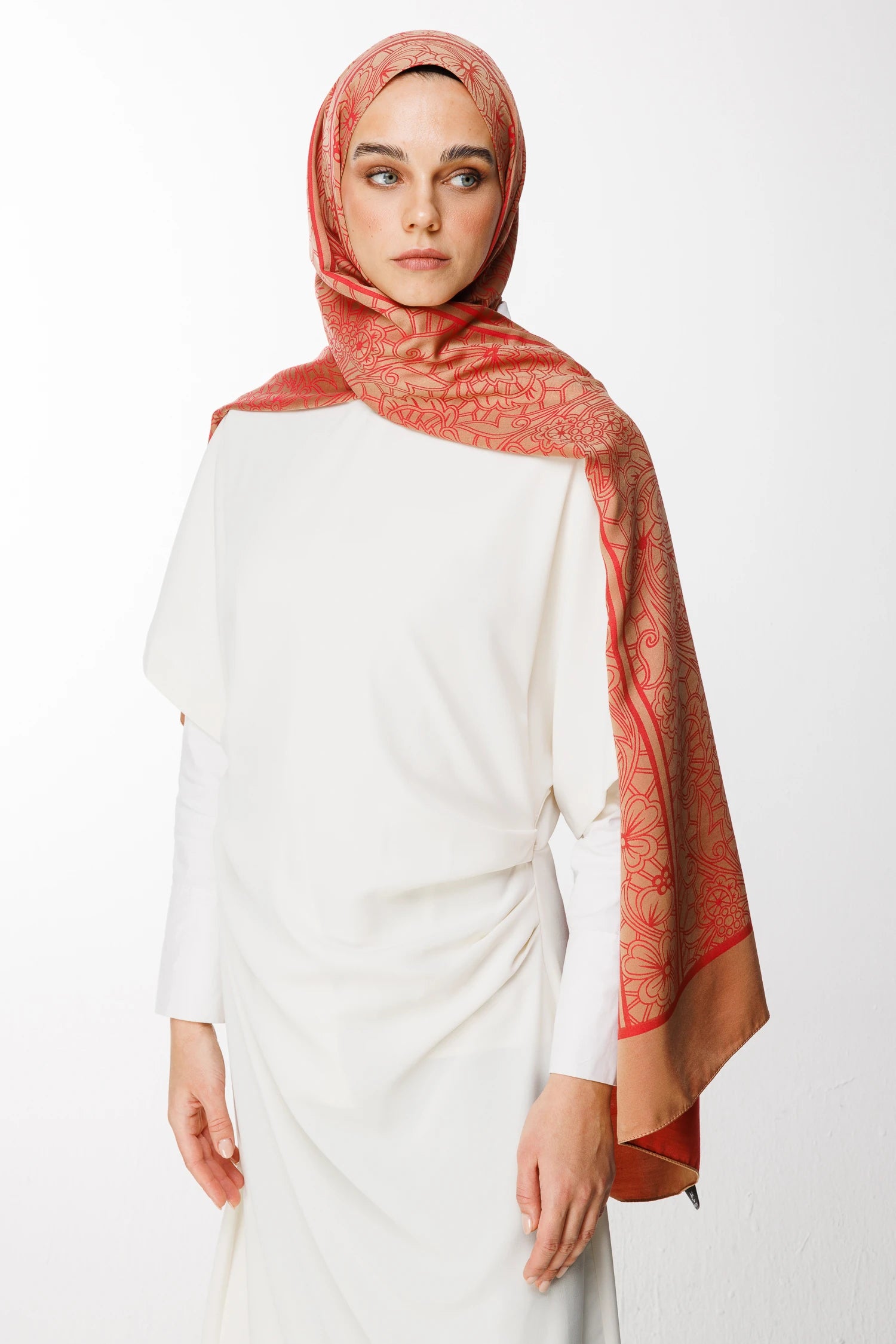 Lavin Desen Çift Taraflı Şal