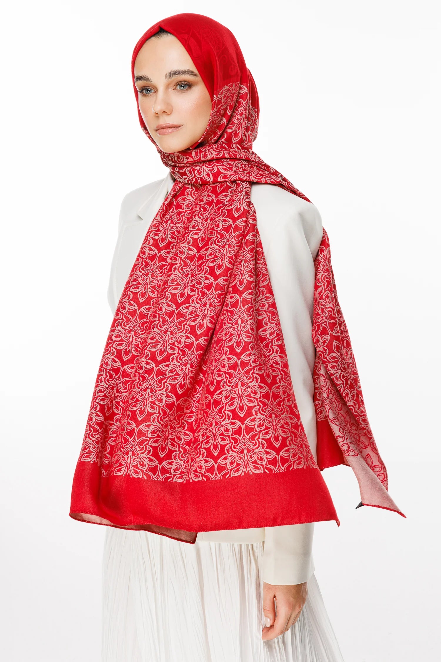 Nora Desen Çift Taraflı Şal