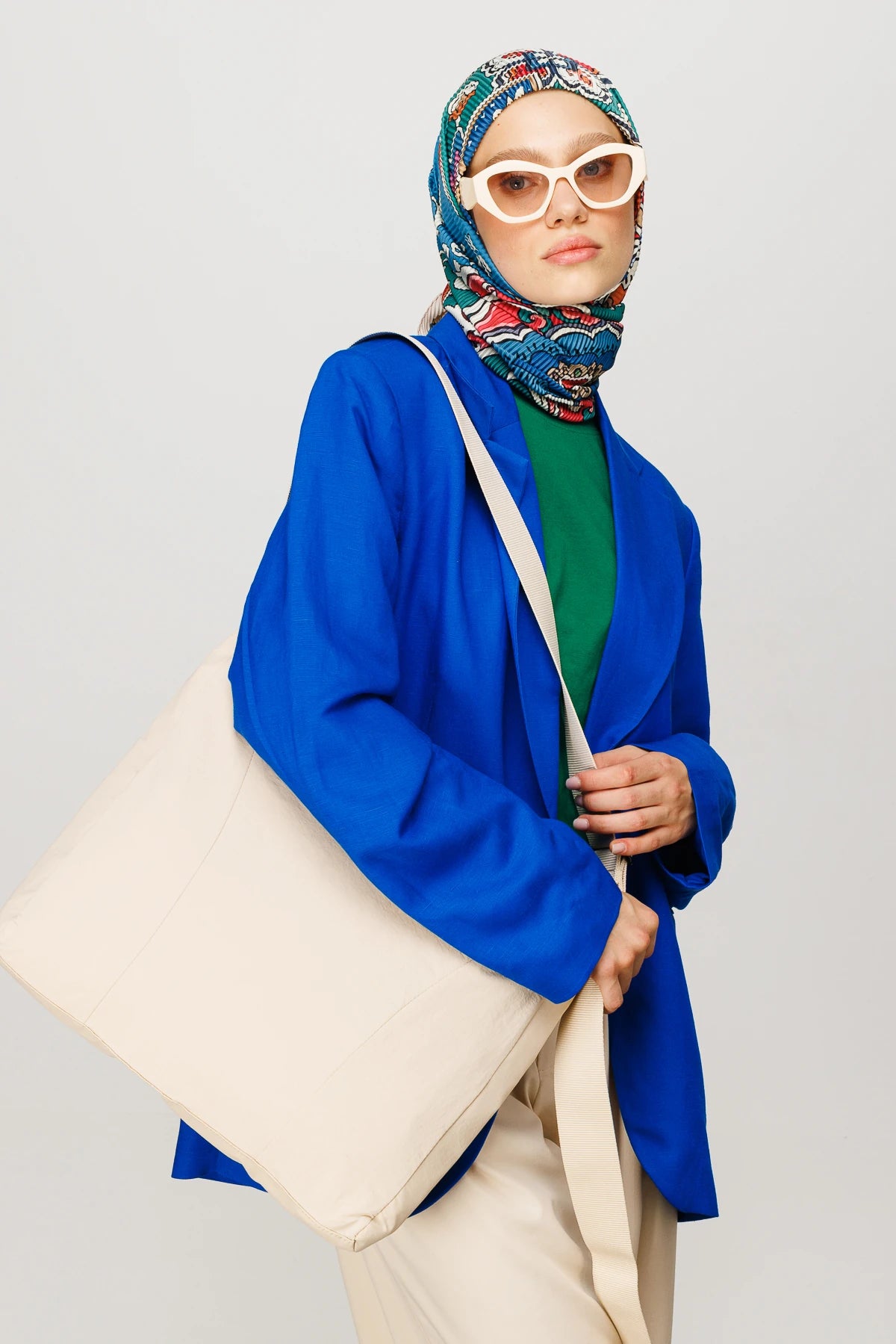 40 Yama Desen Pilise Eşarp