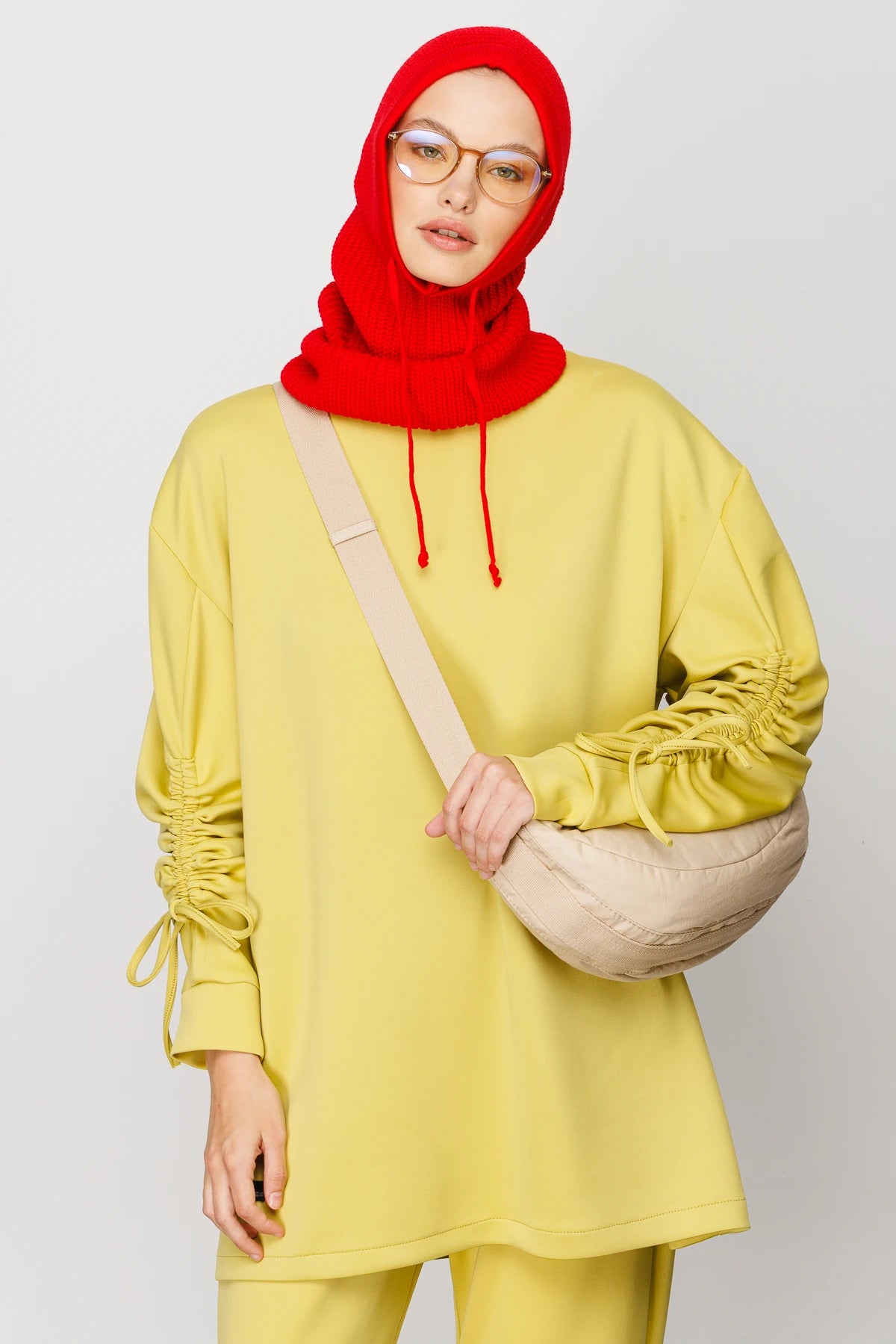 Balaclava Triko Başlık