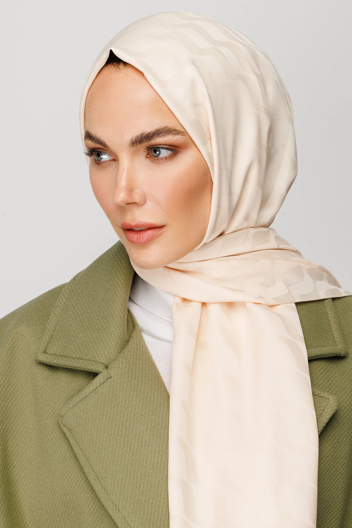 Dalga Desen İpeksi Jakar Şal