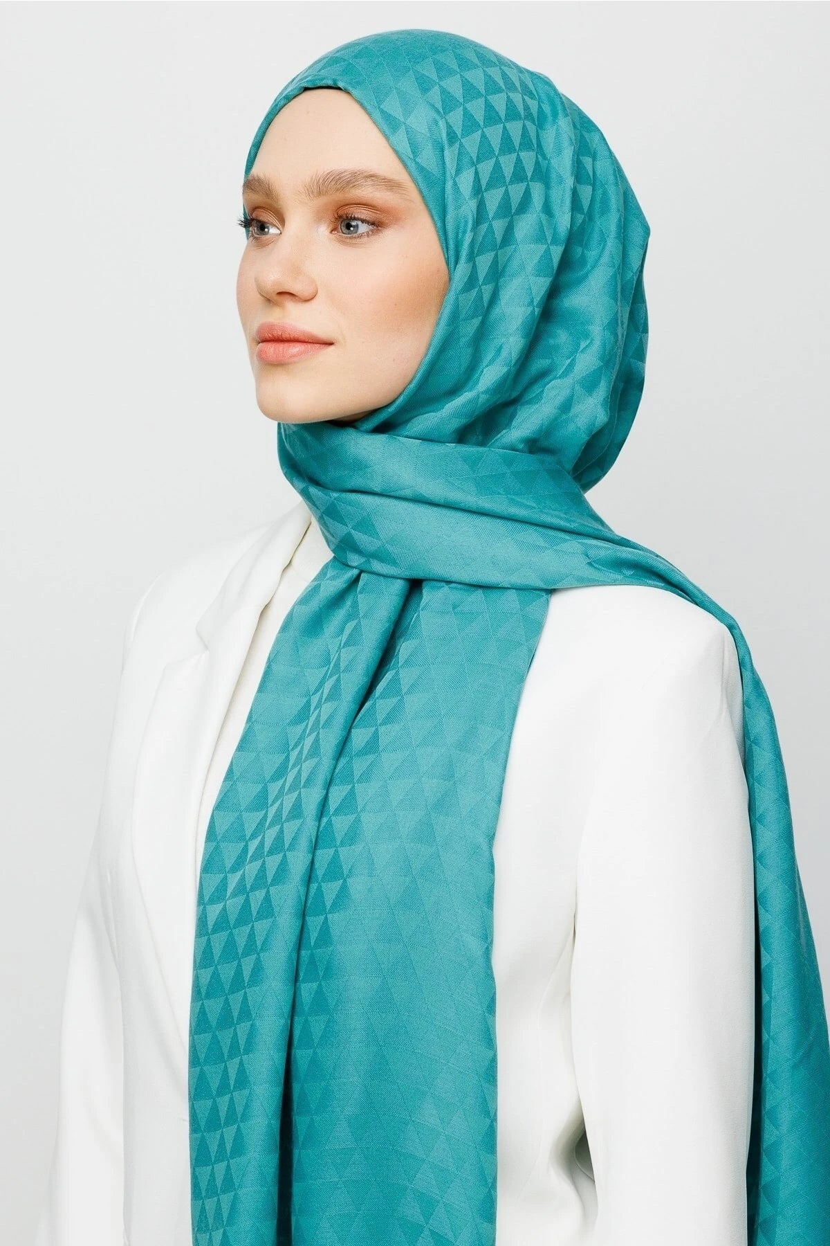 Prizma Desen Pamuk Jakar Şal