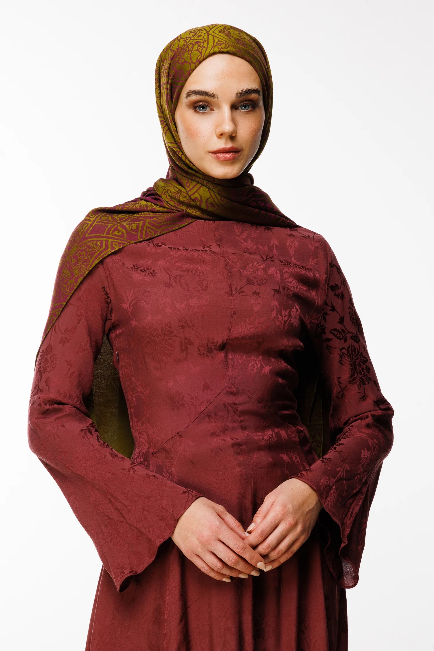 Morocco Desen Çift Taraflı Şal