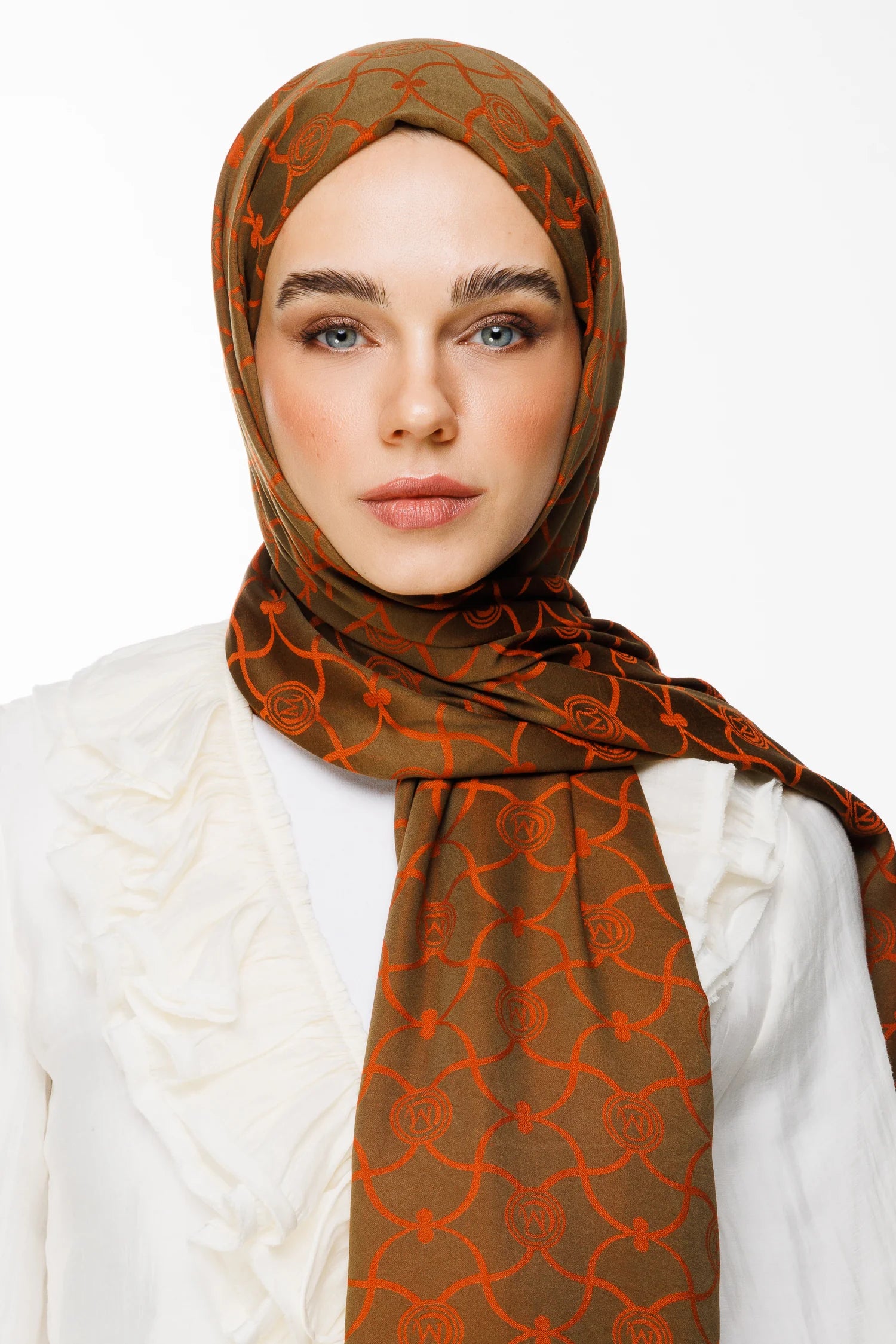 Marrakech Desen Çift Taraflı Şal