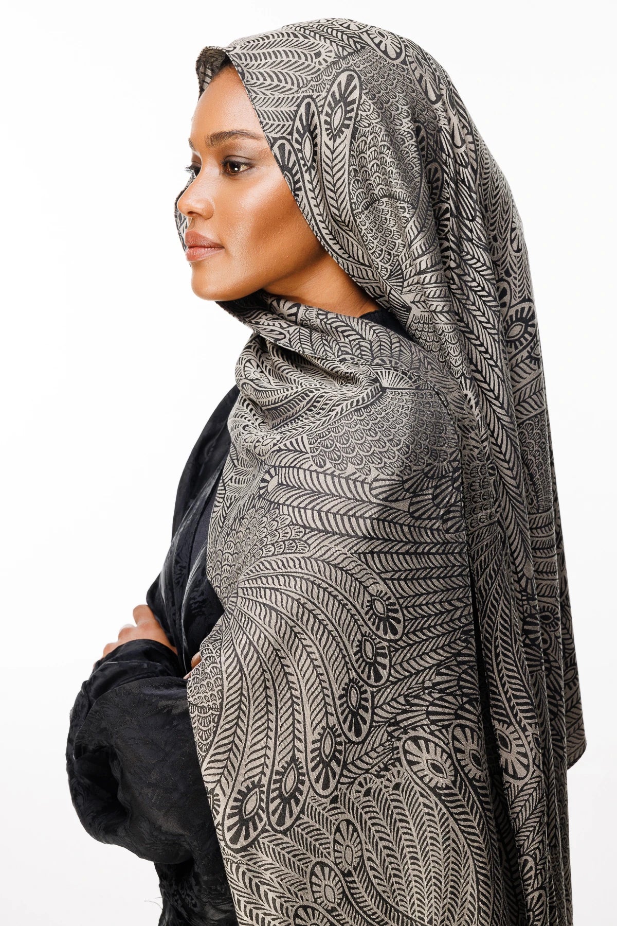 Mayra Desen Çift Taraflı Şal