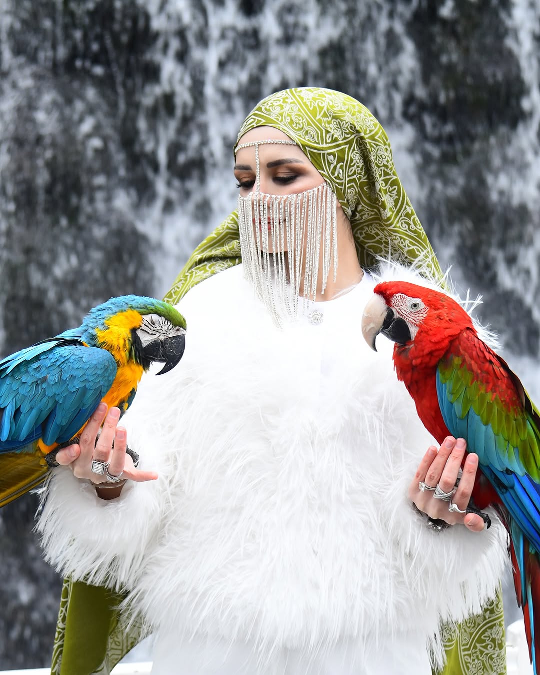 Morocco Desen Çift Taraflı Şal