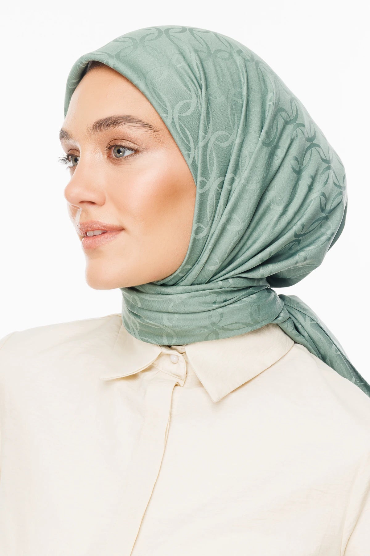 London Desen İpeksi Jakar Eşarp