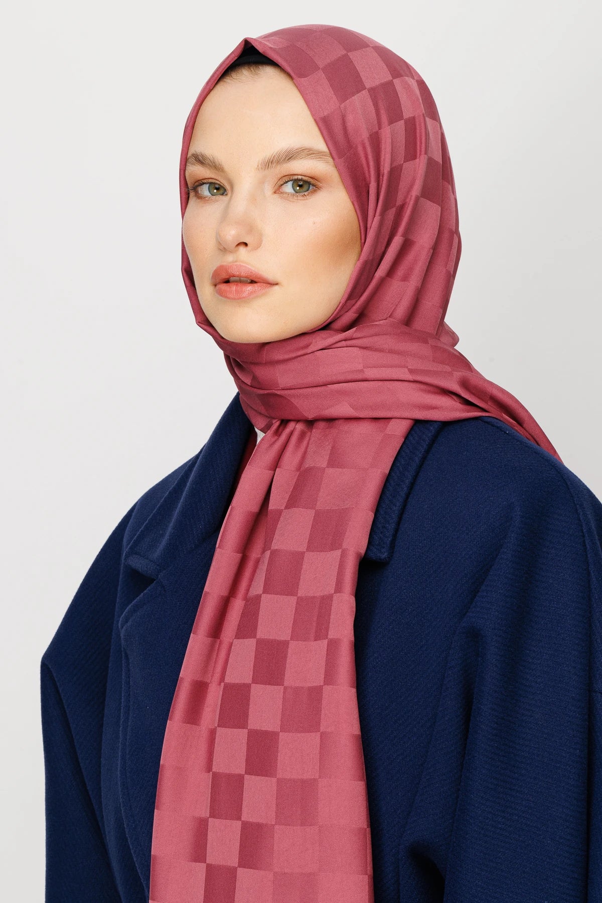 Dama Desen İpeksi Jakar Şal