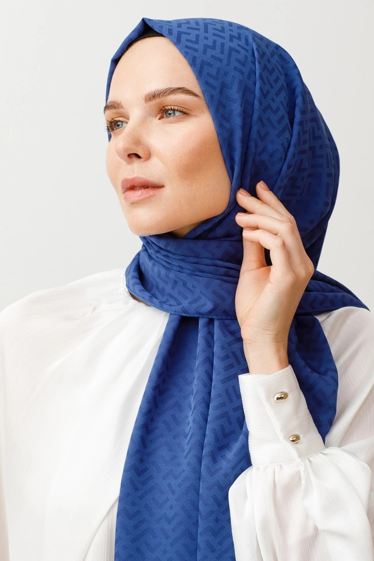 Z Desen İpeksi Jakar Şal