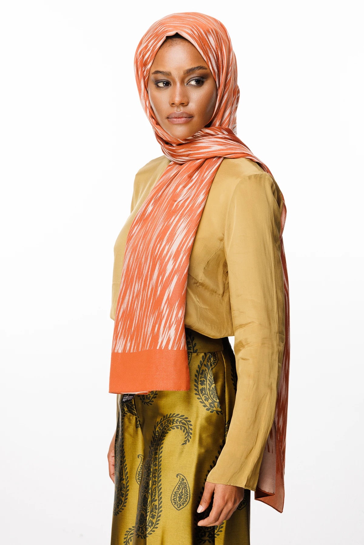 Selis Desen Çift Taraflı Şal