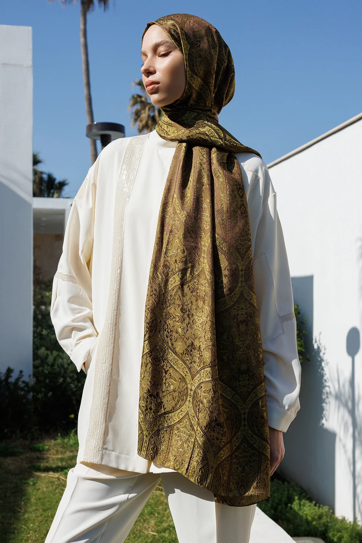 Soler Desen Shine Line Şal