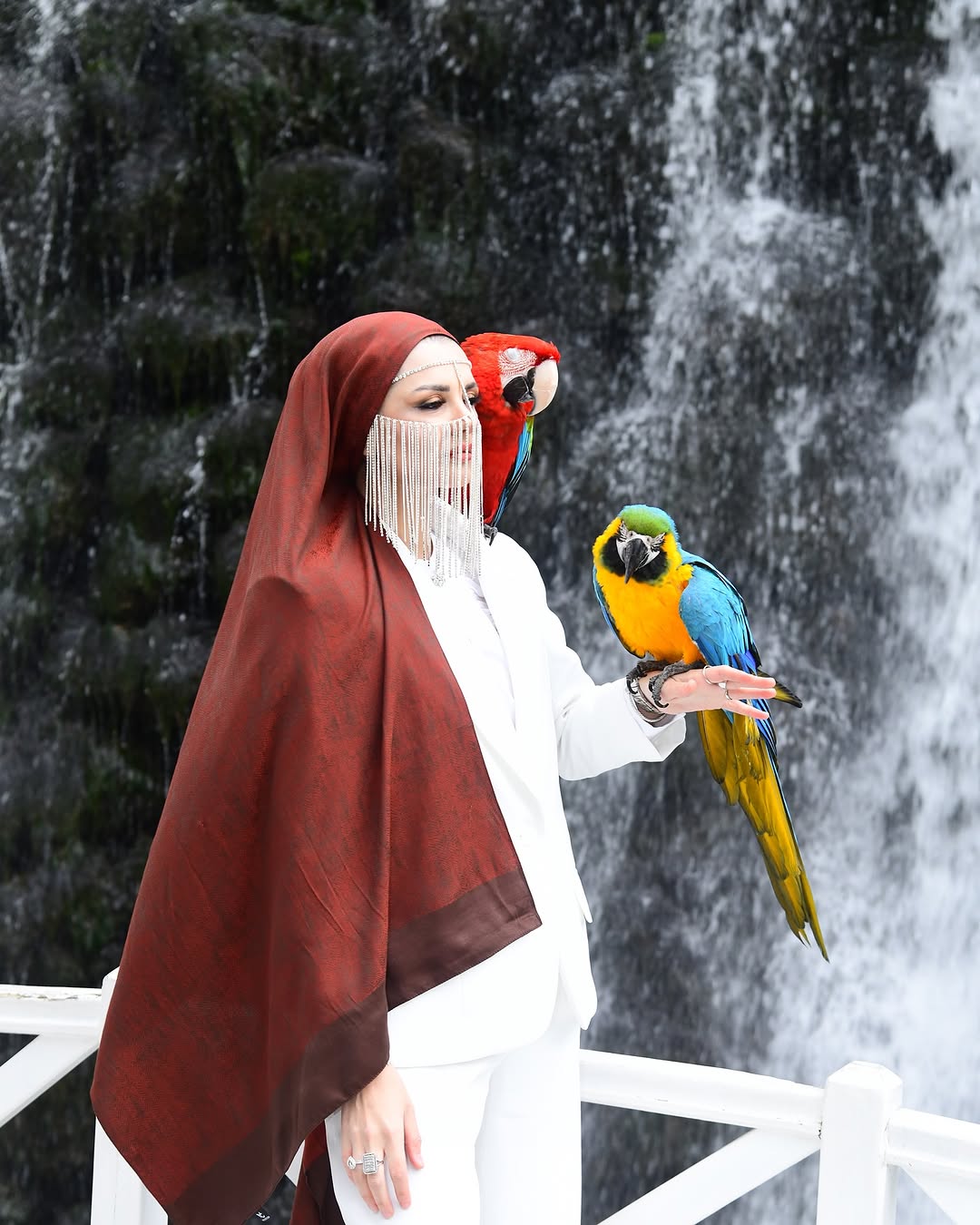 Sahra Desen Çift Taraflı Şal