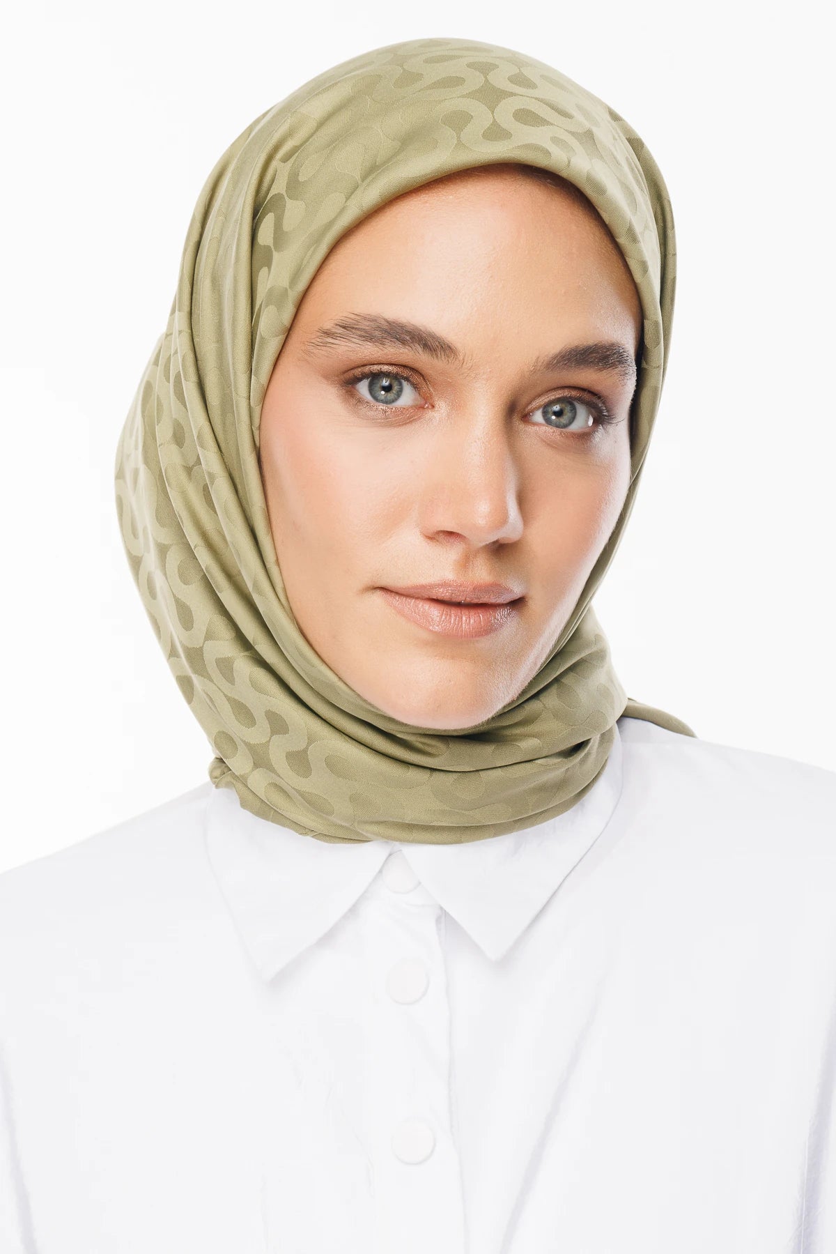 Moon Desen İpeksi Jakar Eşarp