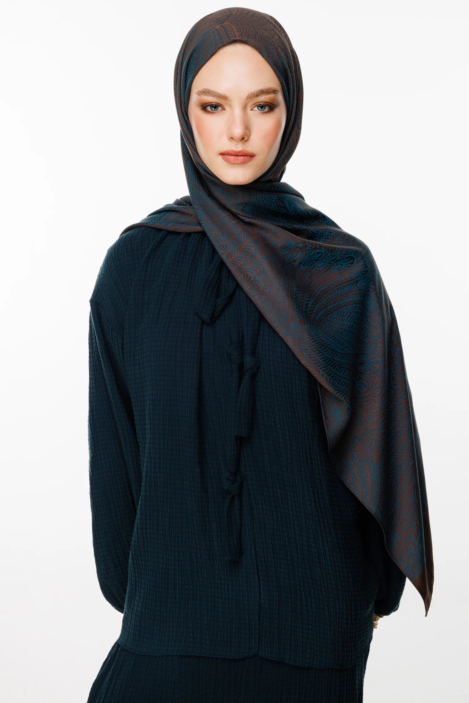 Mayra Desen Çift Taraflı Şal