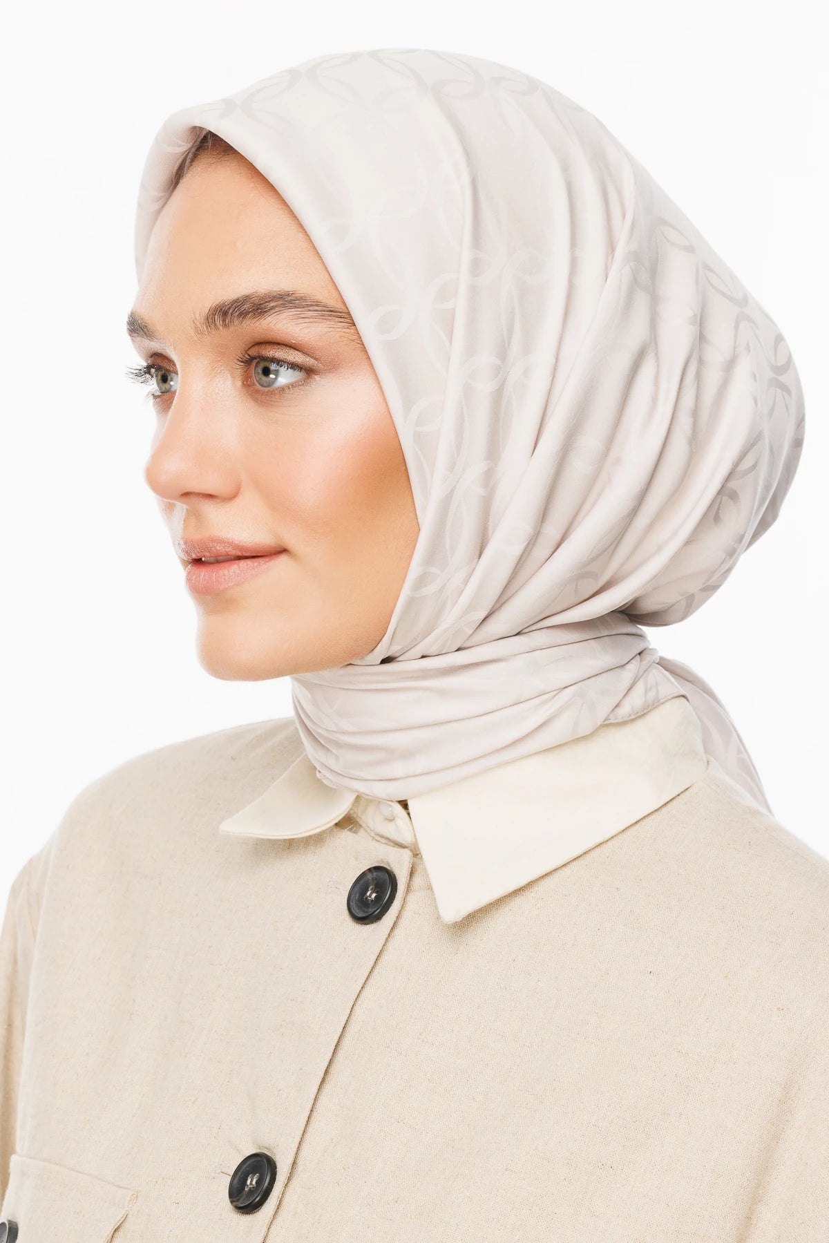 London Desen İpeksi Jakar Eşarp