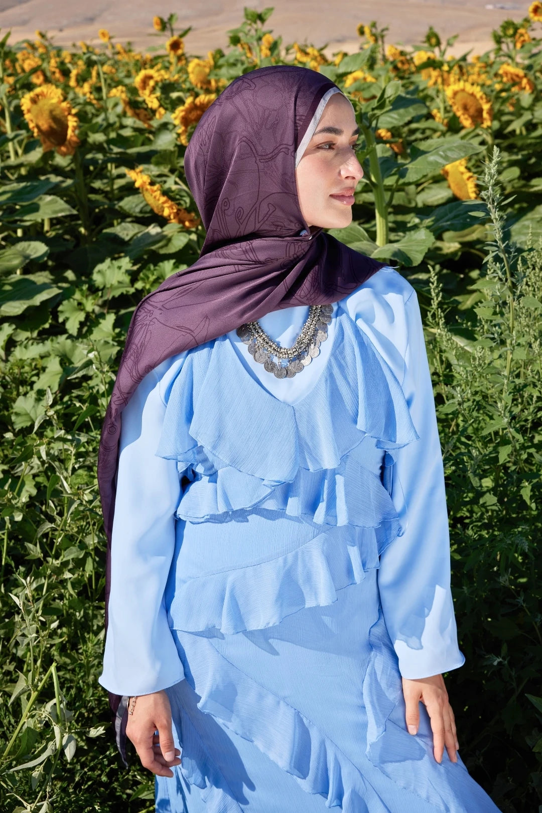 Yekta Desen Sakura İpek Şal