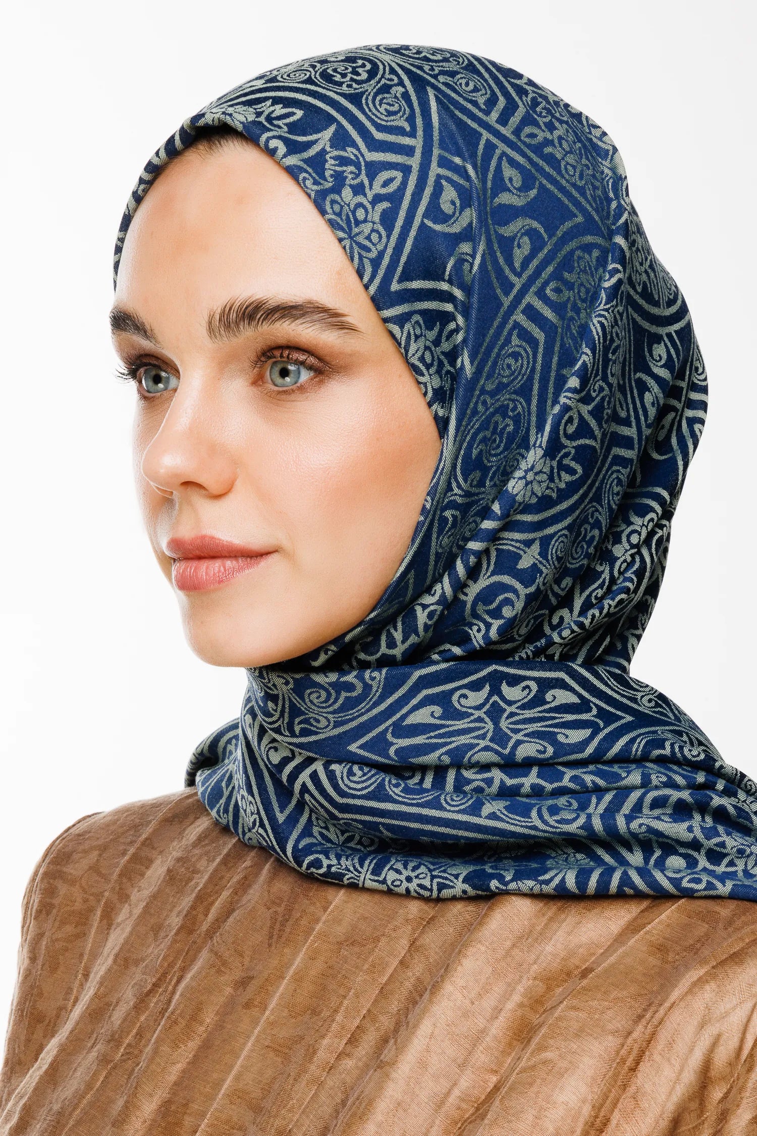 Morocco Desen Çift Taraflı Şal