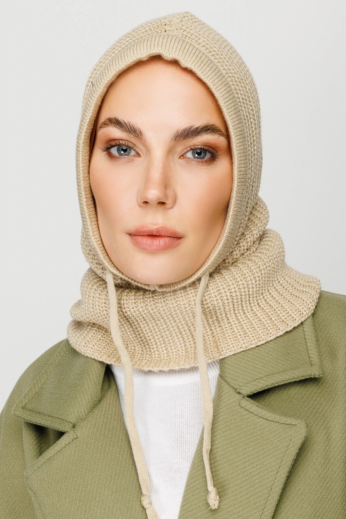 Balaclava Triko Başlık