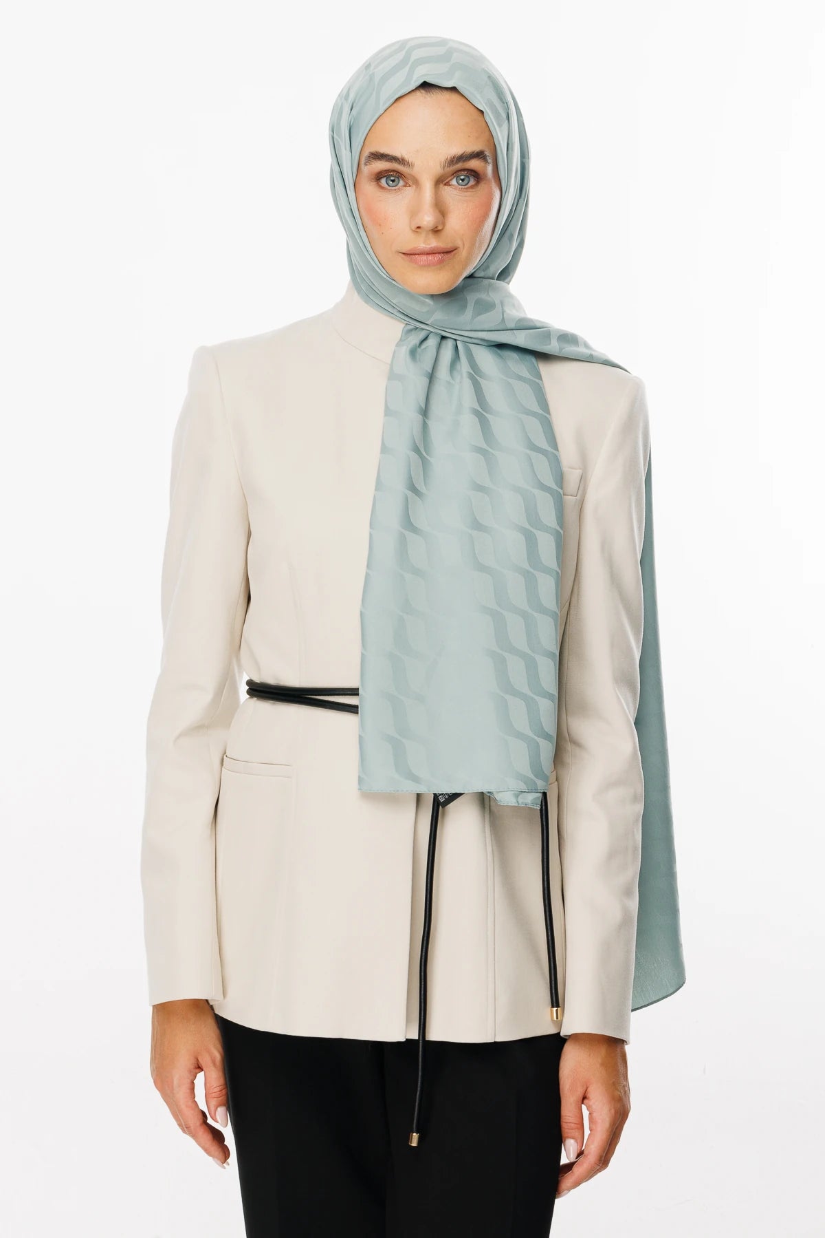 Dalga Desen İpeksi Jakar Şal