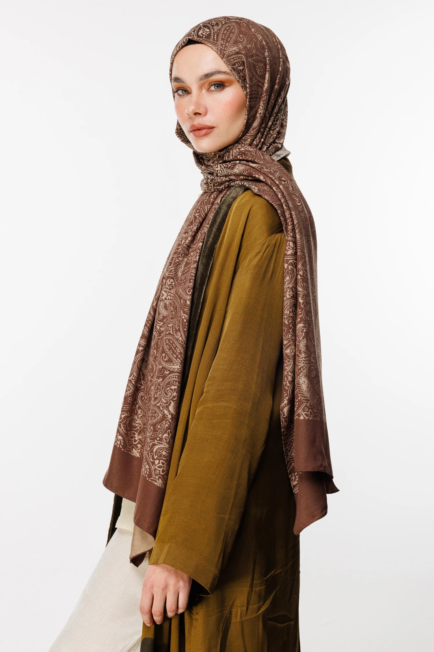 Velora Desen Çift Taraflı Şal