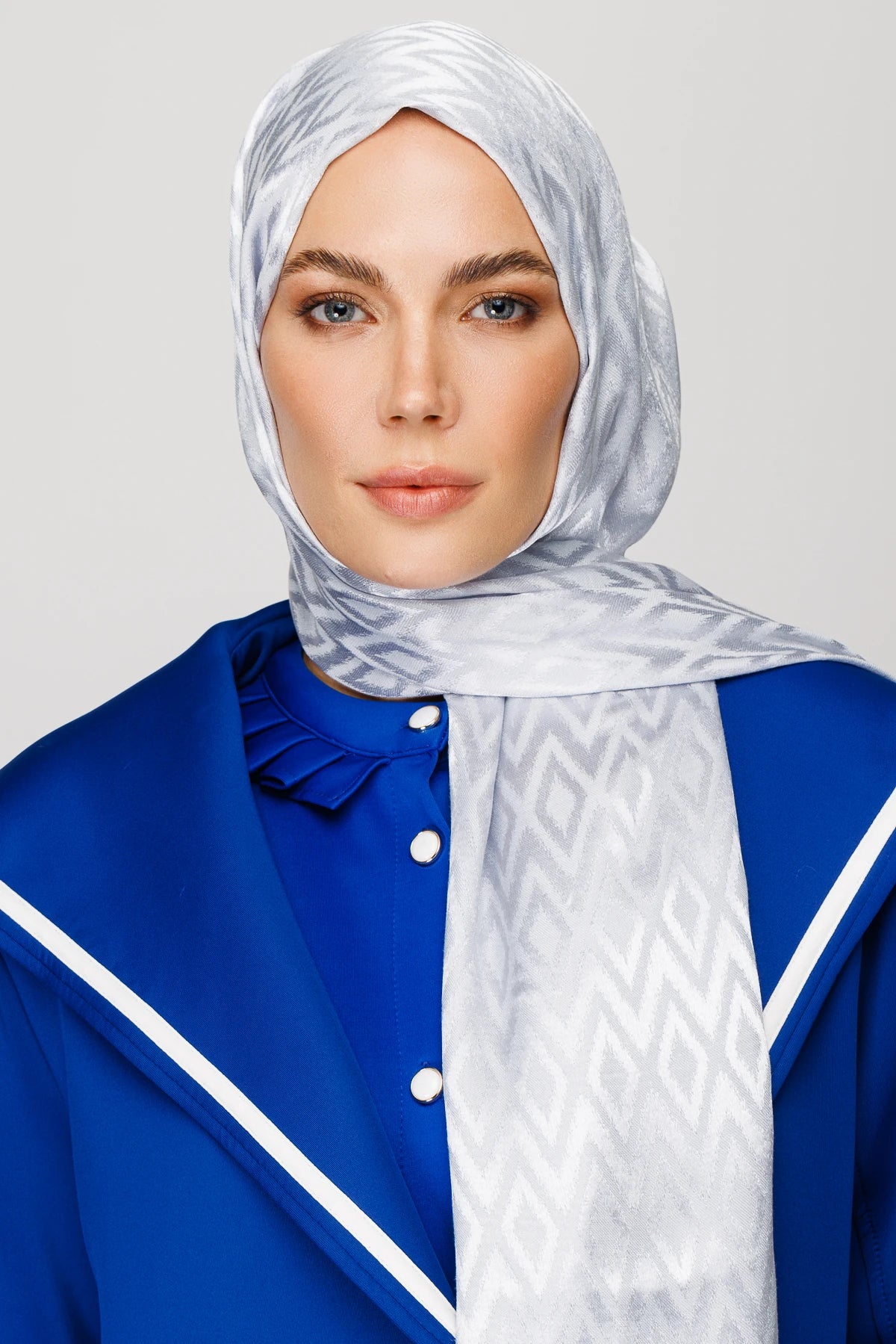 Karo Desen Parlak Jakar Şal