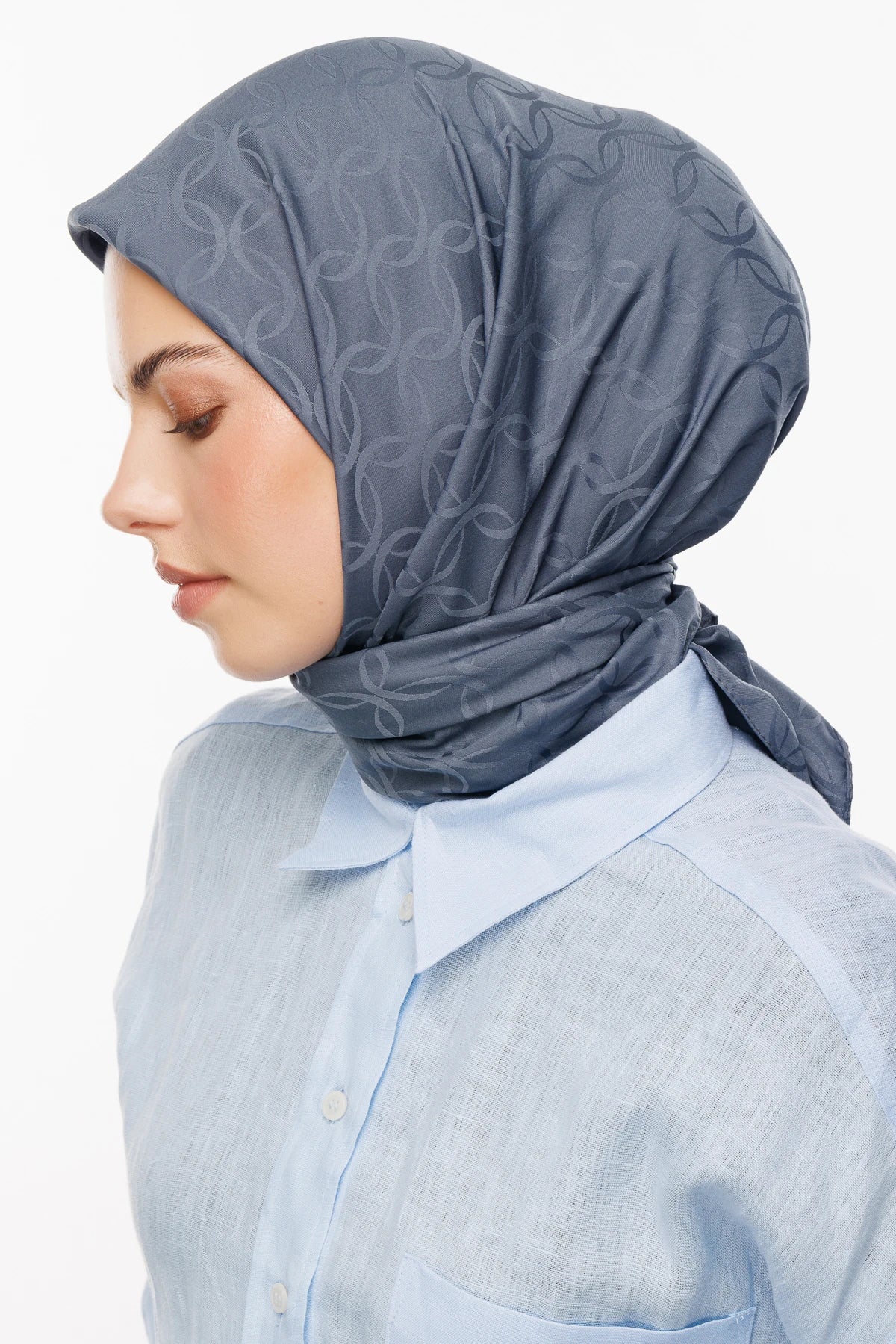 London Desen İpeksi Jakar Eşarp