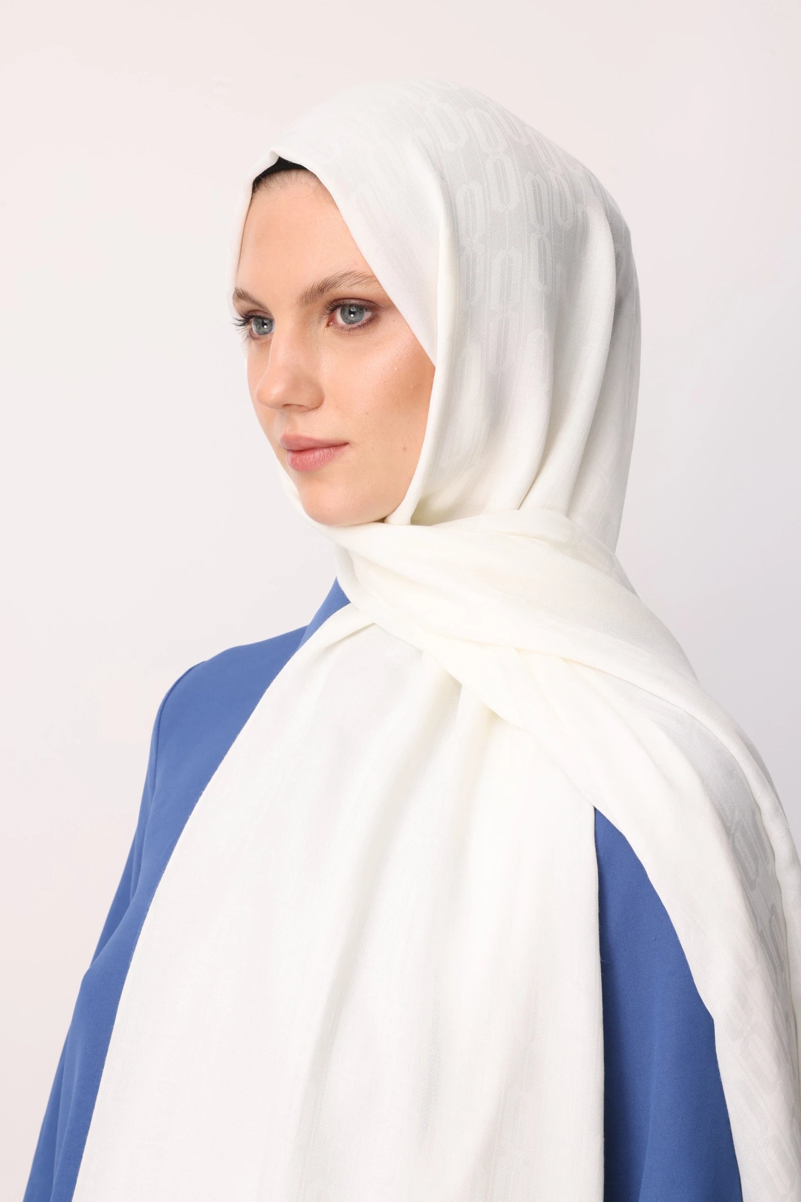 Zincir Desen Pamuk Jakar Şal