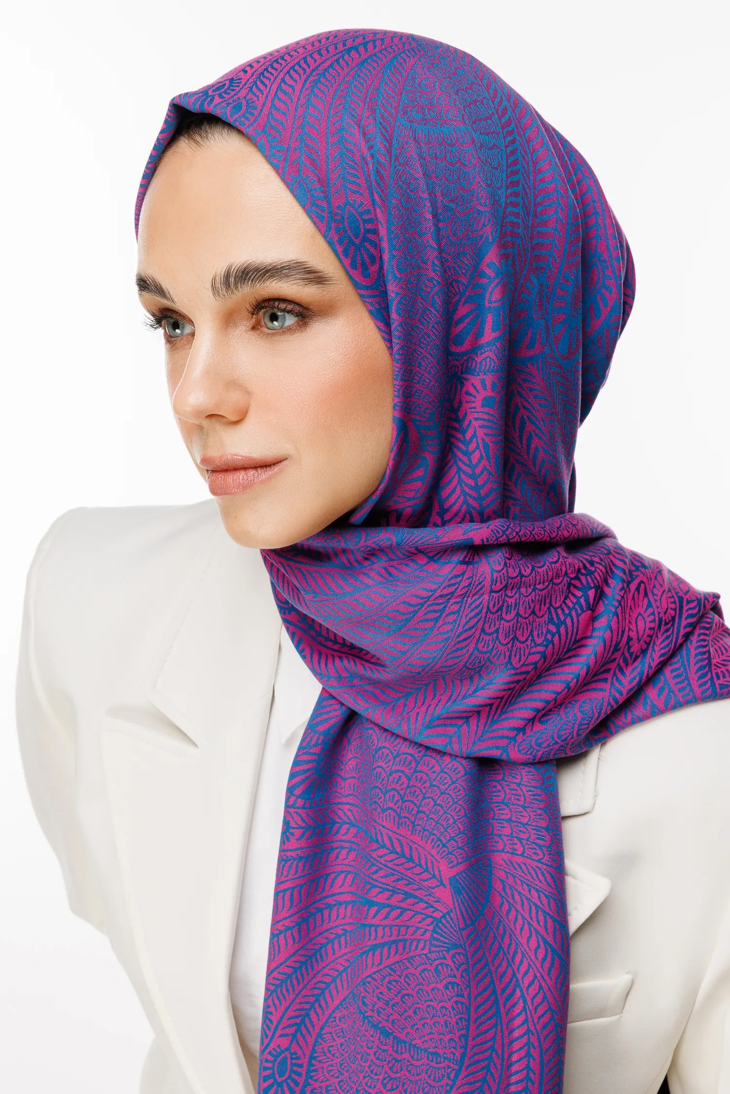 Mayra Desen Çift Taraflı Şal