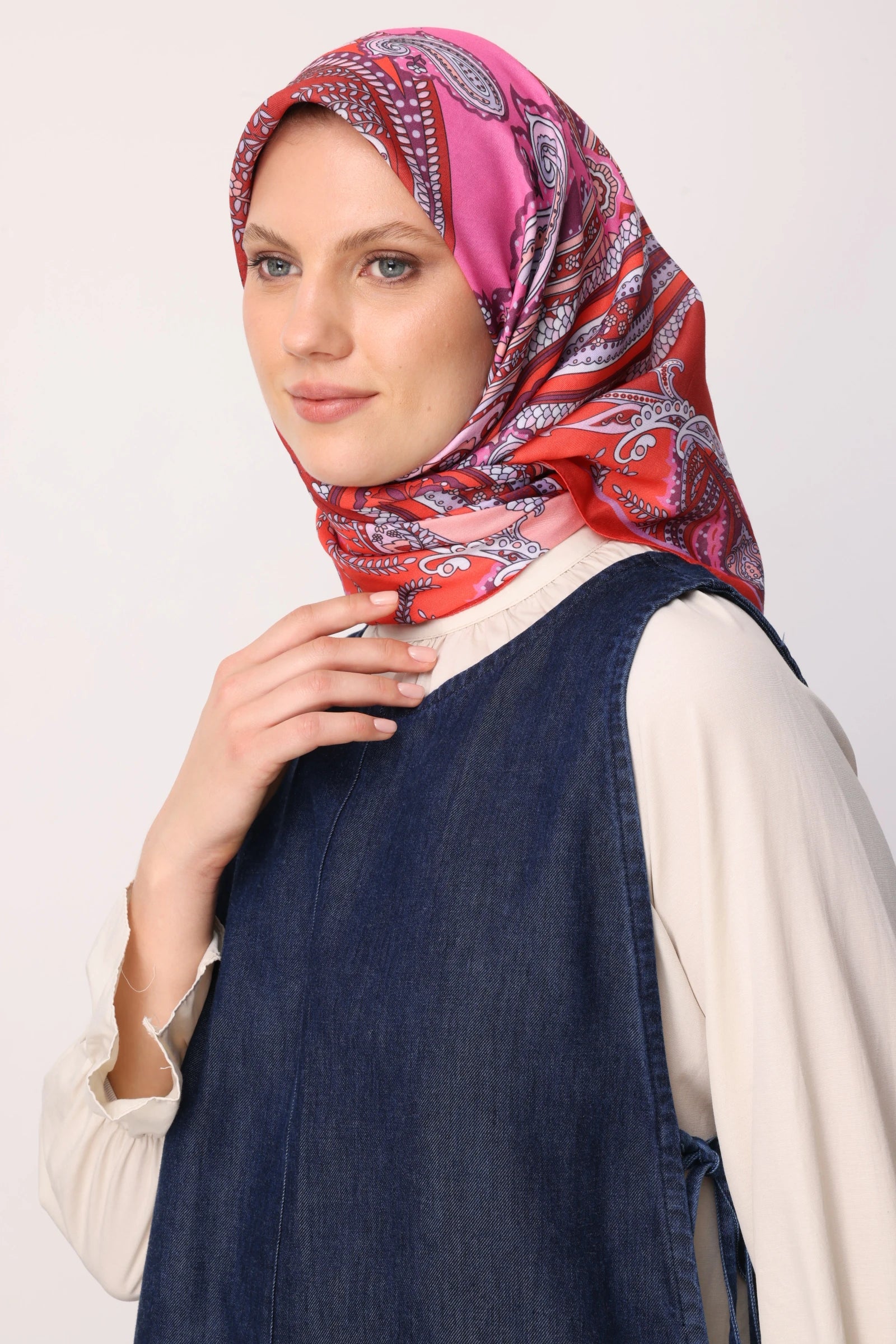 Virel Desen Pamuk Eşarp