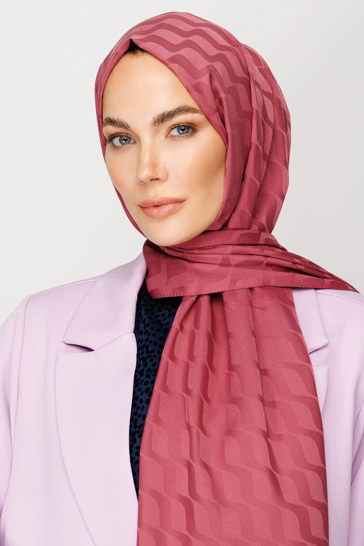 Dalga Desen İpeksi Jakar Şal