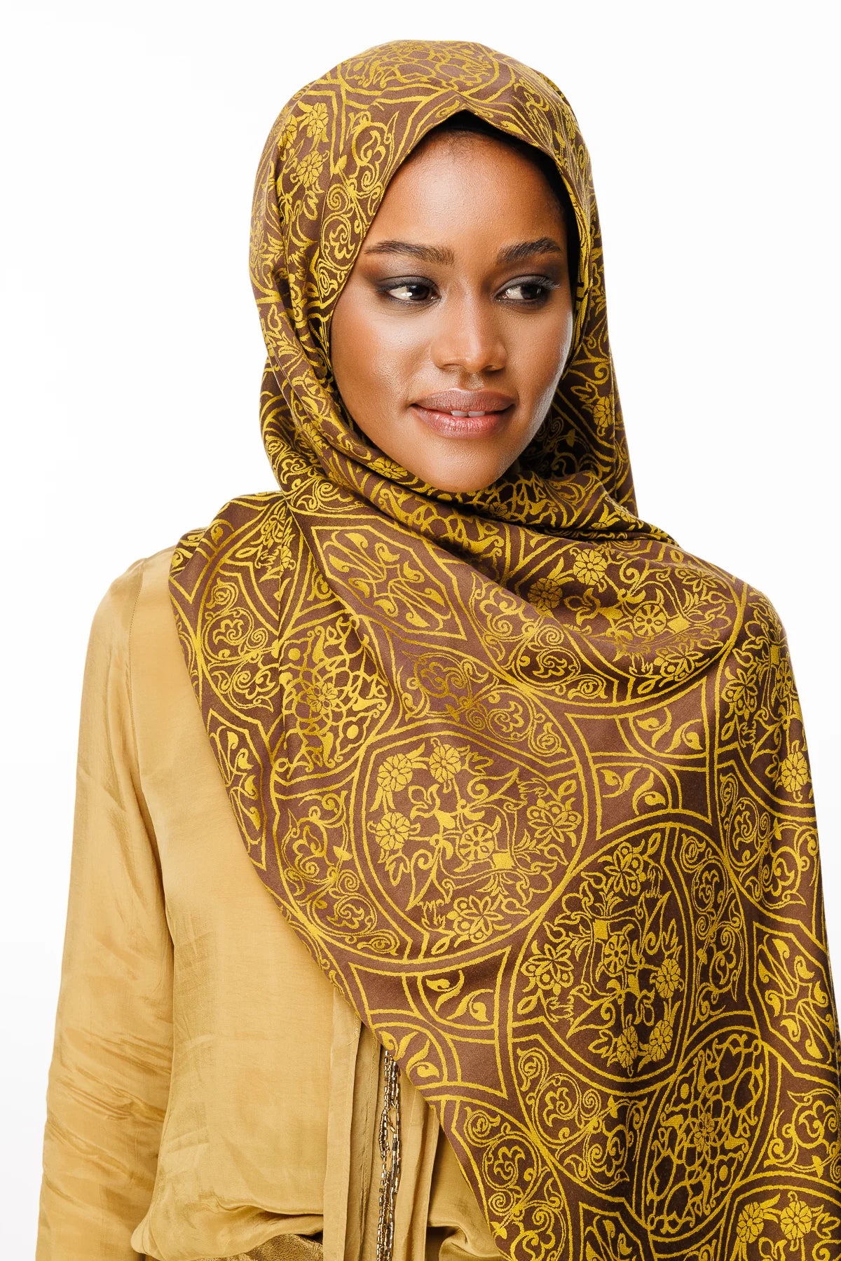 Morocco Desen Çift Taraflı Şal