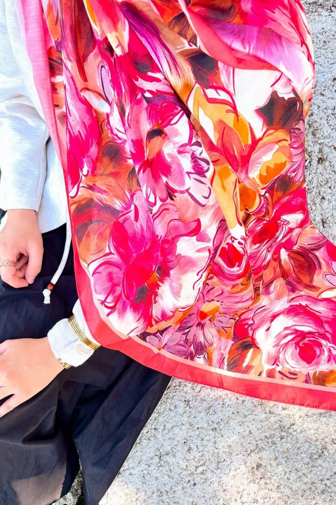 Rossel Desen Pamuk Şal