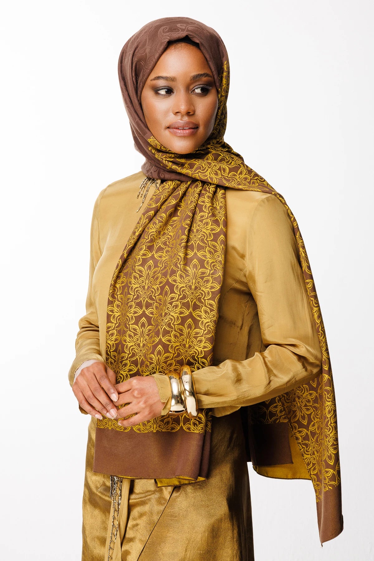 Nora Desen Çift Taraflı Şal