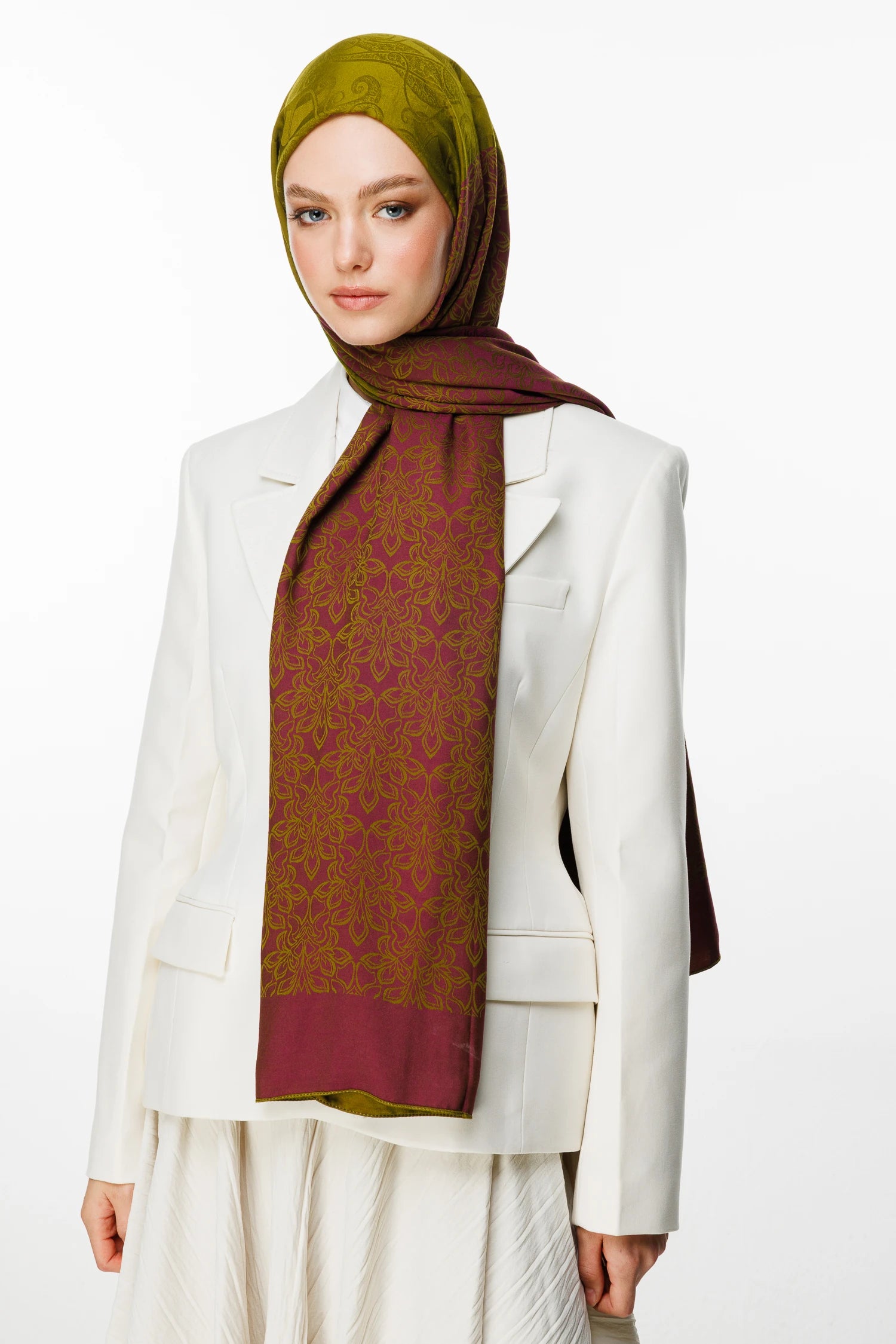 Nora Desen Çift Taraflı Şal