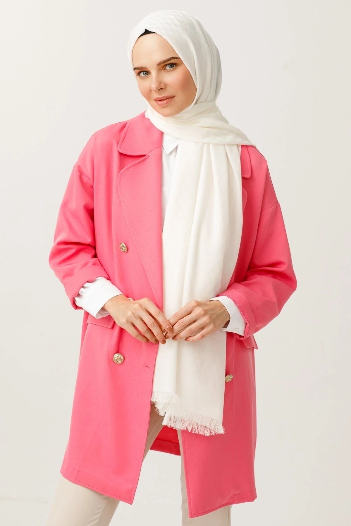 Kırlangıç Desen Pamuk Jakar Şal