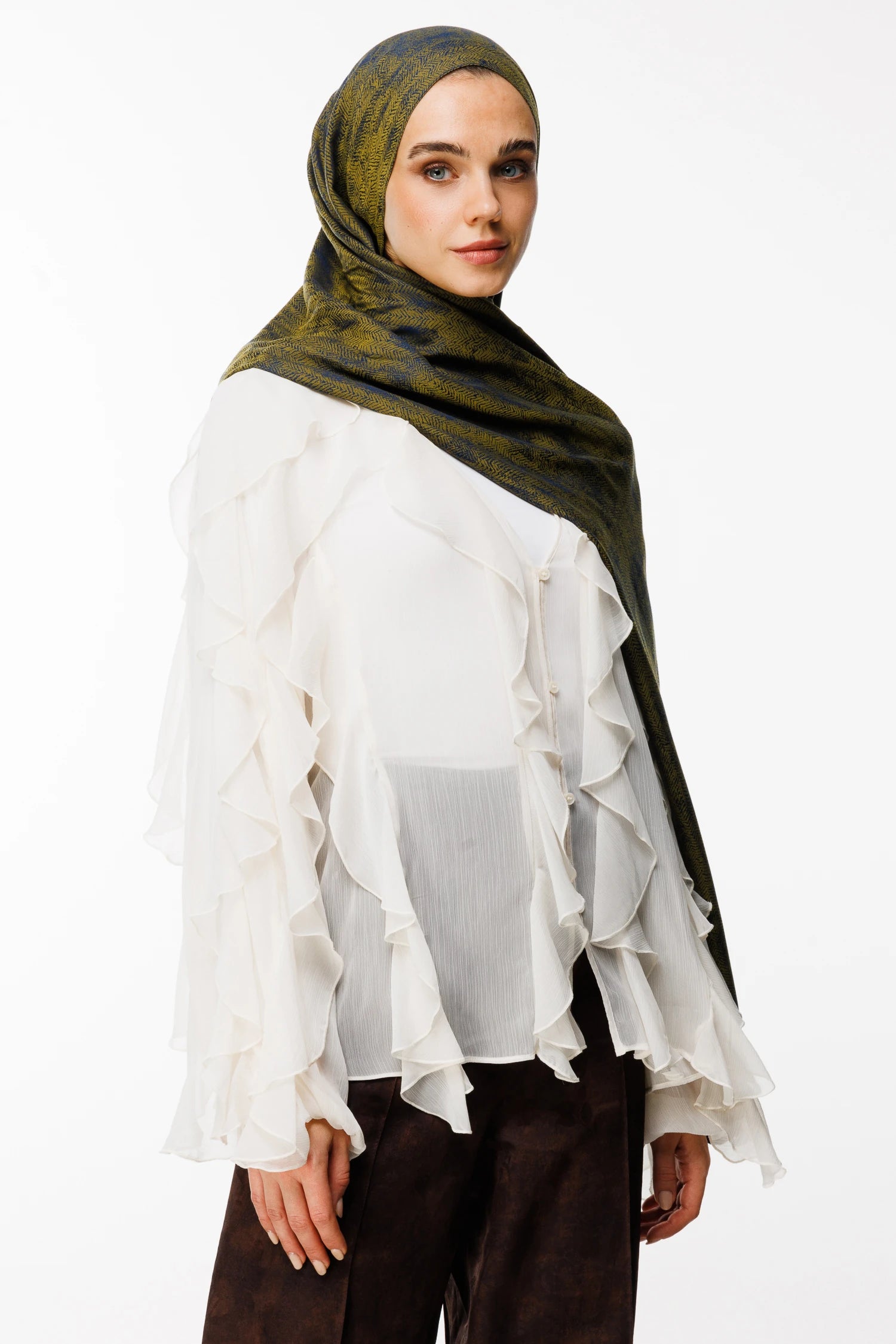 Sahra Desen Çift Taraflı Şal