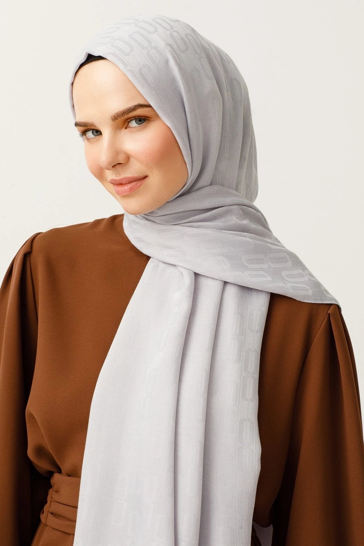 Zincir Desen Pamuk Jakar Şal